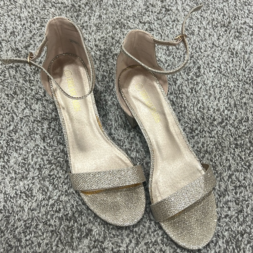 Women's Gold Heels